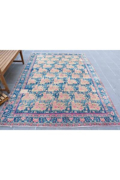Kayra Export El Dokuma Halı Mavi Anadolu Halı193x278 Cm
