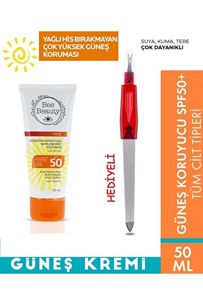 Bee Beauty Spf50 Nemlendirici Yüz Güneş Kremi - Tüm Ciltler Için Günlük Kulla...