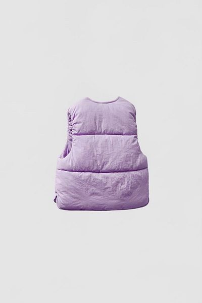 Pink Hippo Kids Момичешки водоустойчив пуховик без ръкави