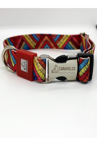 CARAMELOS CARMELOS ADJUSTABLE DOG COLLAR 2.5 CM