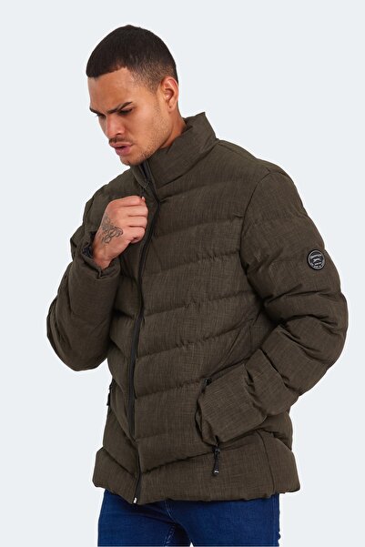 Slazenger HEAD NEW IN Ανδρικά φουσκωτά παλτό & παλτό χακί