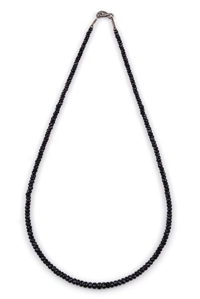 Alibaba Doğaltaş Safir Doğal Taş Hint Kesim Kolye