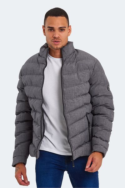 Slazenger HEAD NEW Ανδρικό παλτό Σκούρο Γκρι