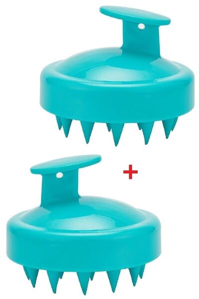 Hombak Pieptene din silicon Pieptene pentru masaj al scalpului Pieptene cu di...