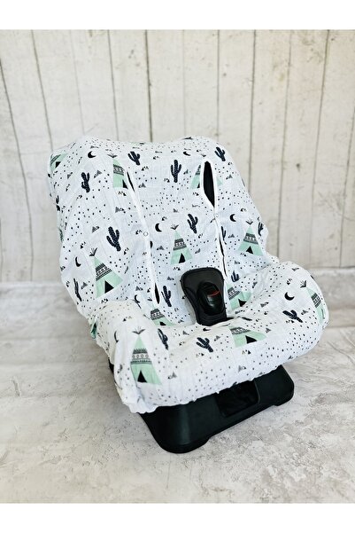 JUNİPERUS Bebek Müslin Oto Koltuk Puset Kılıfı