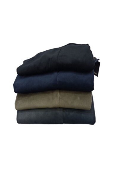 Doratte Moda Βελούδινο παντελόνι (κλασικό κόψιμο) λεπτό κοτλέ Ψηλόμεσο με φλις εσωτερικά