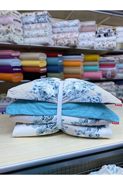 NESCO 9 Parça Nevresim Yorgan ve Yastık Seti %100 Pamuk ( Lastikli Çarşaf)