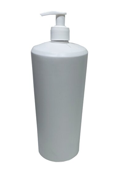 Paradise Ambalaj 1000ML - 1 Adet - Beyaz Plastik şampuan ve sıvı sabun Şişesi