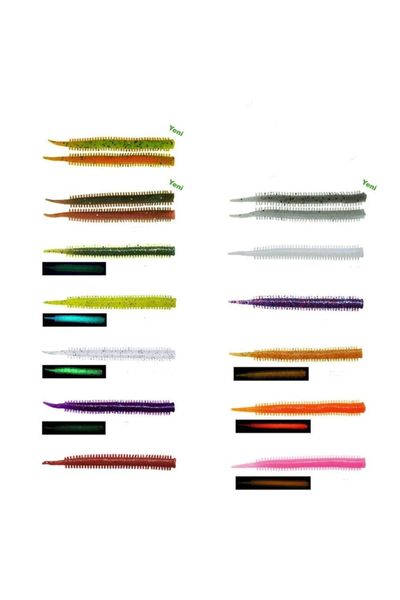 Pandora Perfect Soft Baits Sand Worm 7cm Kavanozlu Orange