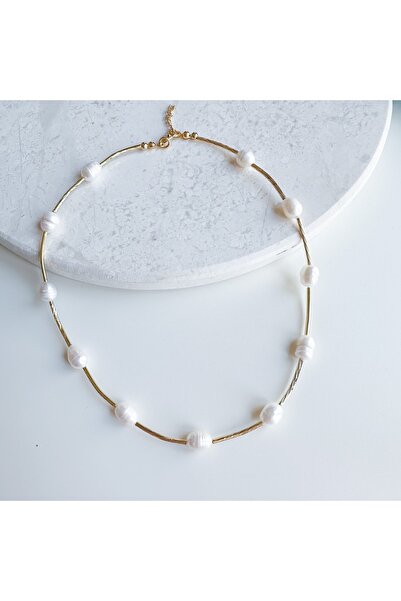 CHARMLUCKY BAROK İNCİ ÇUBUK KOLYE