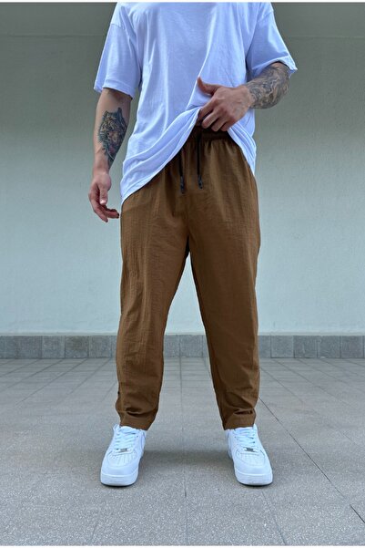 corfixman paraşüt kumaş boyfriend rahat kalıp pantolon