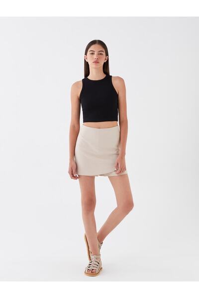 LC Waikiki Crew Neck Straight Crop női sportoló