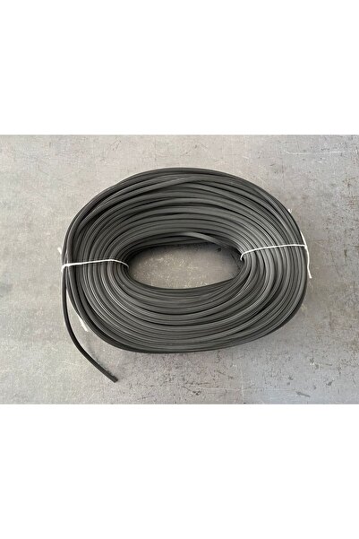FERSAN AKSESUAR SİYAH SİNEKLİK FİTİL 4.5MM (100 METRE) (KEDİ - KÖPEK TELİ ÇİN...