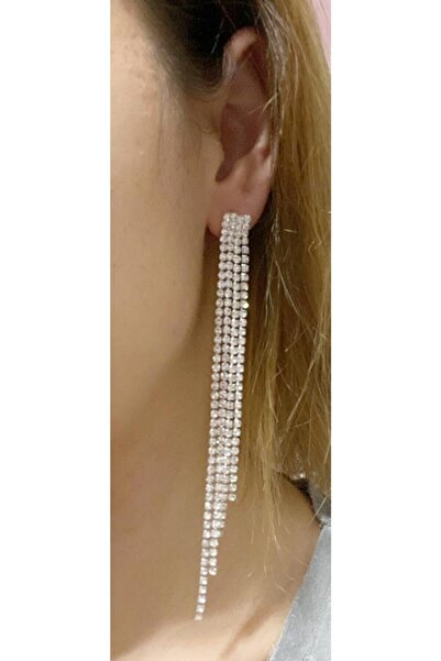 Yağmur Aksesuar ve Takı dünyası Sallanan Taşlı Küpe