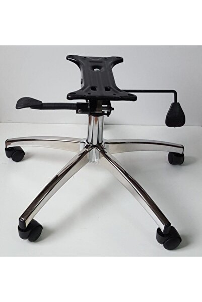 YILDIZSİT Makam Koltuğu Krom Yıldız Ayağı Çift Kollu Mekanizma Çap 64 Cm 100 ...