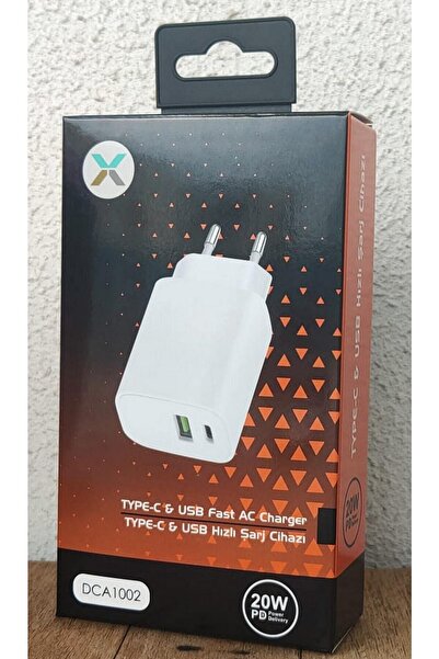 Dexim Yx-202t 20w Pd Type-c & Usb Şarj Cihazı Iphone Uyumlu Şarj Adaptörü Dca...