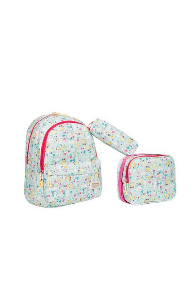 Miracle relaxion primary school backpack lunch bag and pencil case set