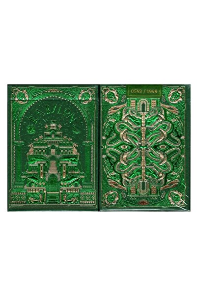 OyuncaklarÜlkesi TWPCC Babylon Forest Green Playing Card Collectible Playing ...