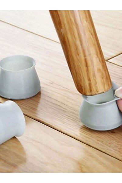 Fashion Base Masa Ve Sandalye Ayak Koruyucu Beyaz Silikon 12 Adet