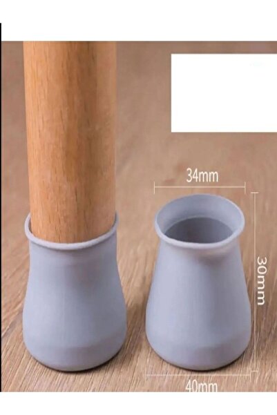 Fashion Base Masa Ve Sandalye Ayak Koruyucu Beyaz Silikon 12 Adet