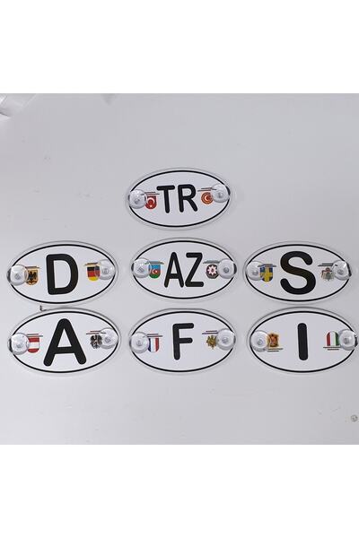 Yalova Oto Aksesuar Oval 7li Pleksi Oval Arma - Vantuzlu Arma -pleksi 7li Arm...