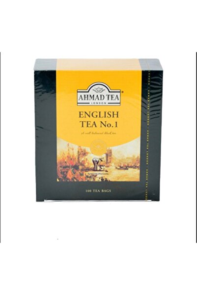 IŞIK KURUYEMİŞ KÖY ÜRÜNLERİ Ahmad Tea Engilish Tea No1 ( 100 Adet Sallama Poş...
