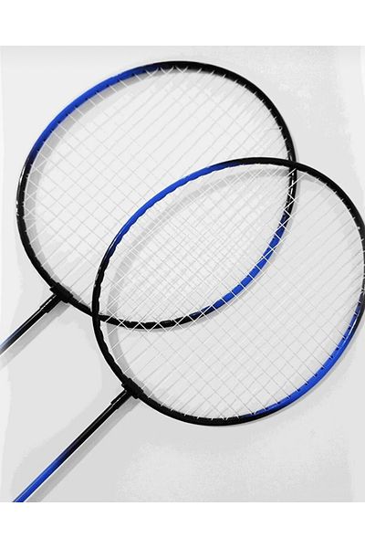 pekial Σετ αθλητικού μπάντμιντον Mayn Blue Colored 2 Rackets 3 Ball