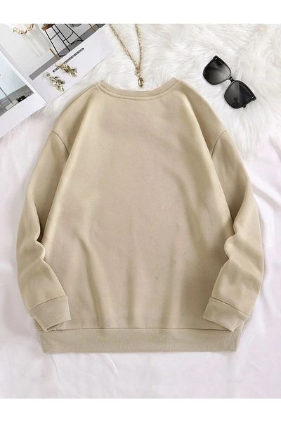 Keywest Φούτερ με λαιμόκοψη μεγάλου μεγέθους Unisex Sleeping Koala Panda με 3 νήματα