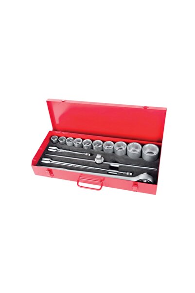 GESTOR 3/4" 6 Köşe Ağır Lokma Anahtar Takımı 14 Parça