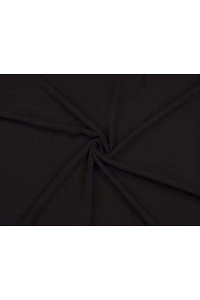 feminen Black Cotton Lycra Fabric