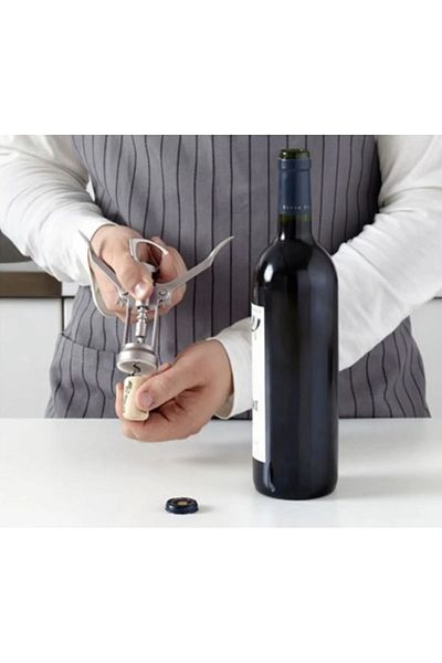 Sensoria Professional 1.Quality Steel Corkscrew Wine Mushroom Opener Bottle Opener