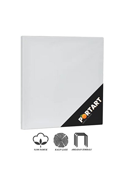 PORTART Tuval %100 Pamuk 20x20 cm 1 Adet