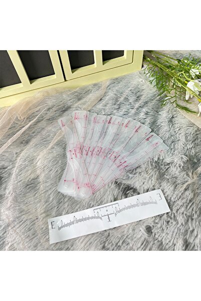 Beauty Box 100 Adet 12 Çeşit Şablon Kaş Şekillendirici Şablon Kart Kalıp Kola...