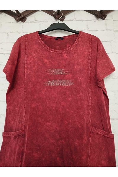 anne moda ankara Tot bumbac cu pietre, țesătură lycra, fără afișaj interior, mâneci scurte joase, rochie strălucitoare la modă