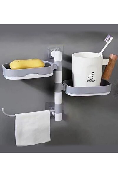 Genel Markalar Yapışkanlı döner çekmeceli su hazneli havluluklu çok amaçlı sa...