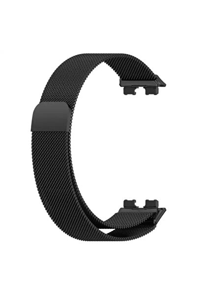 Mi7a Huawei Band 8 Kordon Metal Mıknatıslı Hasır Kayış