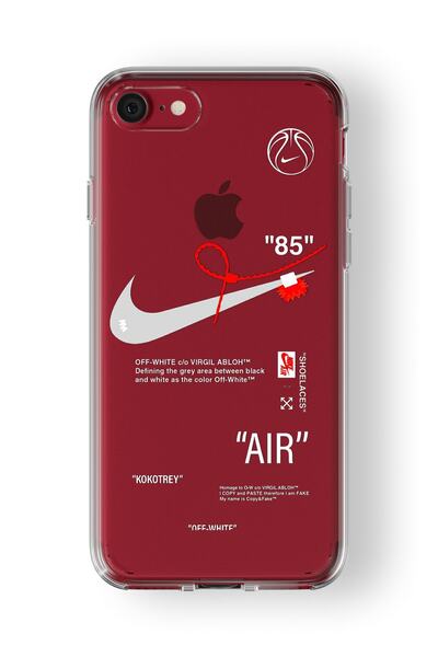Multitronic Iphone 6 Plus ve 6s Plus Uyumlu Nike Air Tasarım Baskılı Şeffaf K...