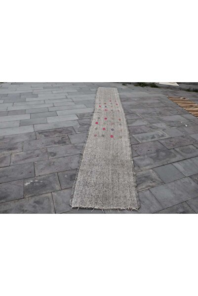 Kayra Export Antik Kilim, Yolluk Kilim, 73x508 cm Yolluk Kilim, Bej Ev dekoru...