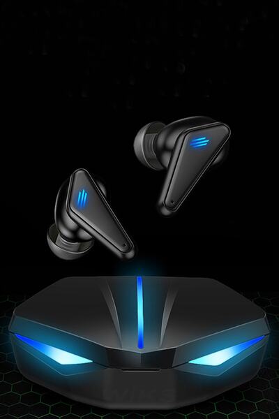 wiks Xiaomi Redmi Note 10, 10 Pro Uyumlu Bulutut Kulaklık K55 Siyah Tws Kulak...