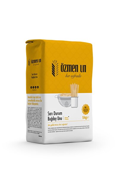 Özmen Sarı Durum Buğday Unu 5 Kg