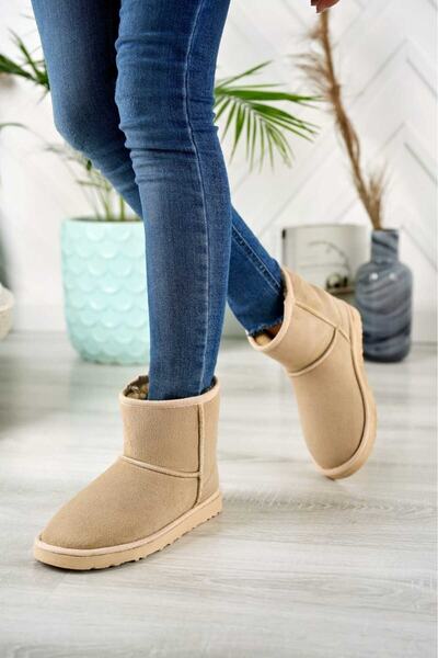 tusemmoda Tsm Kadın Içi Tüylü Yeni Sezon Bilek Boy Alçak Taban Bot