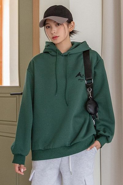 MODAGEN Unisex Nefti Mountain Back Φούτερ με φούτερ με κουκούλα με στάμπα