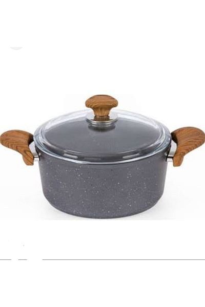 Özkent 26 CM DEEP GRANITE COOKER - GRAY