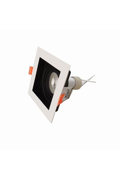Sunlight Square Flush Mounted Led Panel Luminaire GU10 Osram Bulb+Socket Daylight