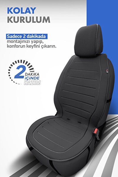 Otom Active Line Design Koruyucu Oto Koltuk Minderi - Siyah