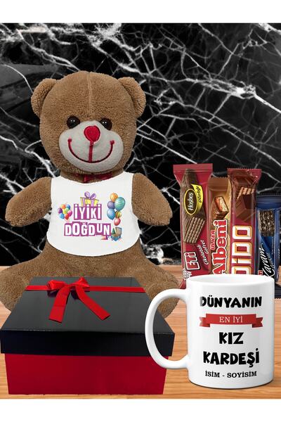 lenostra Dogum Gunu Hediyesi Kiz Kardese Kişiye Özel İsimli Kupa Çikolatalar ...