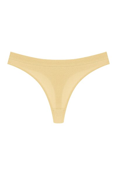 HNX Cotton Corded Women's Thong Panties Set of 5