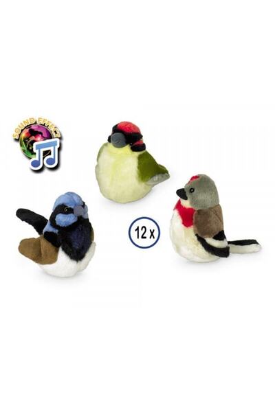 Nobby Kuş Oyuncak Kuş Sesli Öten Peluş 17 Cm