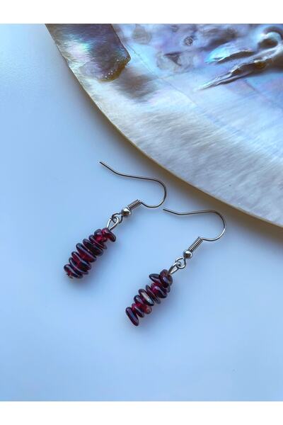 VALİOSO JOYA Lal (Granat) Kırıktaş Doğal Taş Set