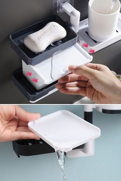 Buffer ® Multiple Soap Holder Functional Bathroom Soap Dish